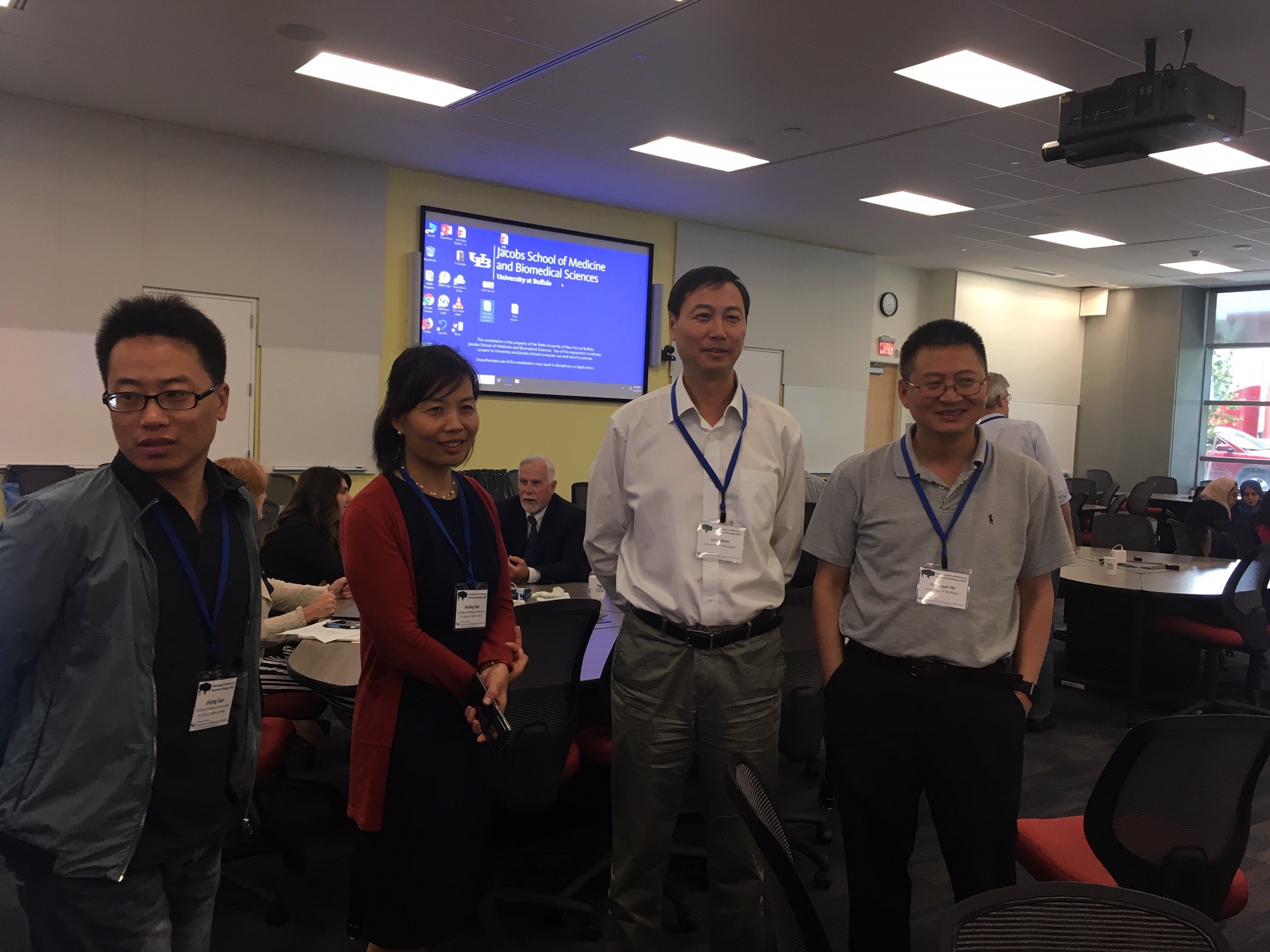 Jinjing Guo, Huiling Ren, Eric Wan, Oliver He at ICBO-2019